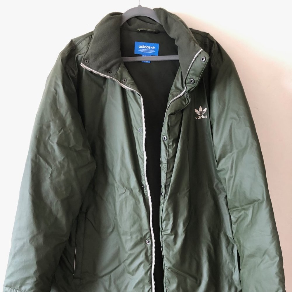 Men's Adidas Insulated Long Coat/Jacket Size XL